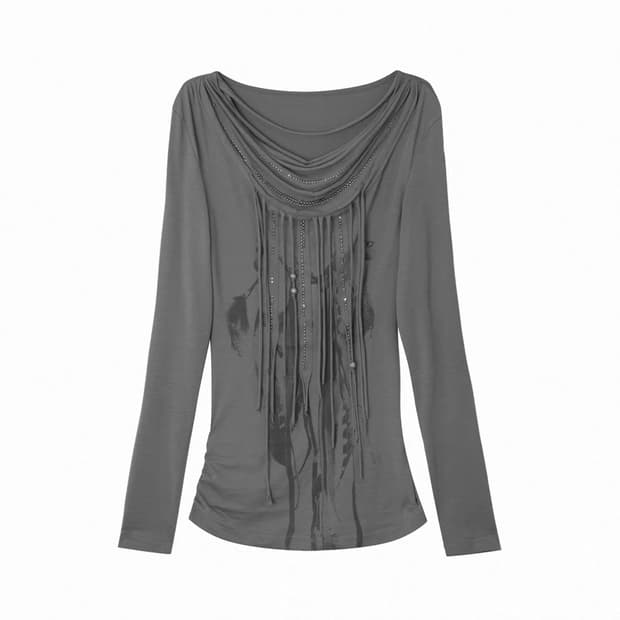 Double punch indie sleaze top