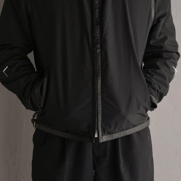 에르메스 02년도 가죽 시어링 나일론 자켓 52