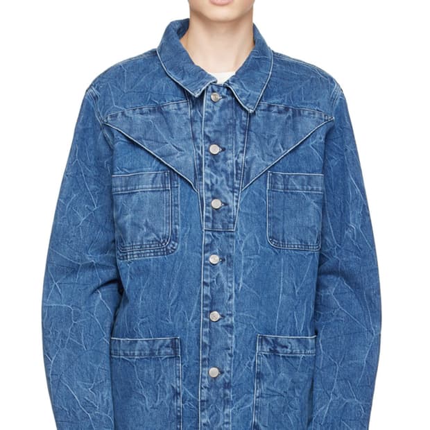 나마체코 블루 칼붐 데님 자켓