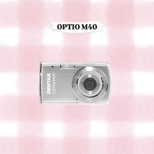 펜탁스 옵티오 M40 실버 빈티지디카