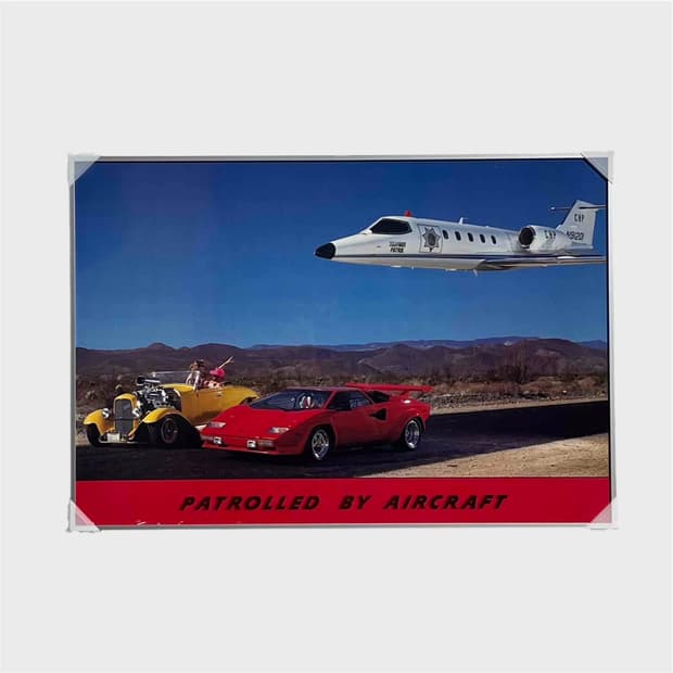 람보르기니 쿤타치 빈티지 포스터 (액자포함)