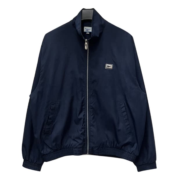 리복 빈티지 베이직 로고 네이비 바람막이 자켓 XL