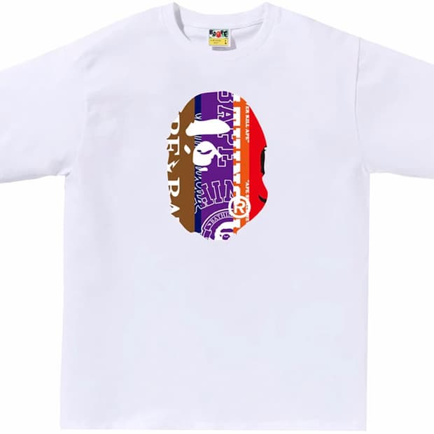 [2XL] 베이프 팬 스카프 빅사루 반팔티