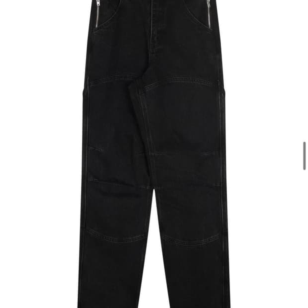 S) 플라스틱프로덕트 카프 포켓 팬츠 블랙