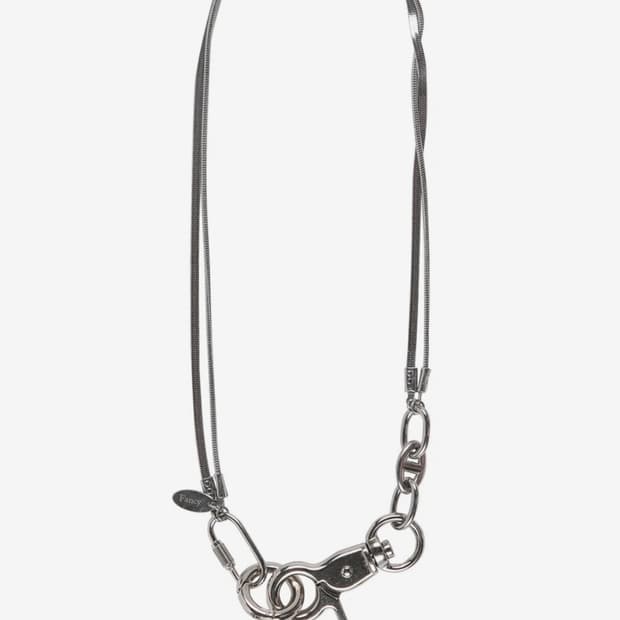 layered mix chain necklace
