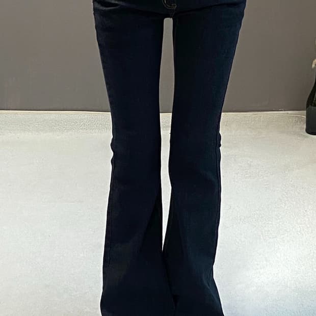 비츠앤밥스 deep dive low bootscut pants