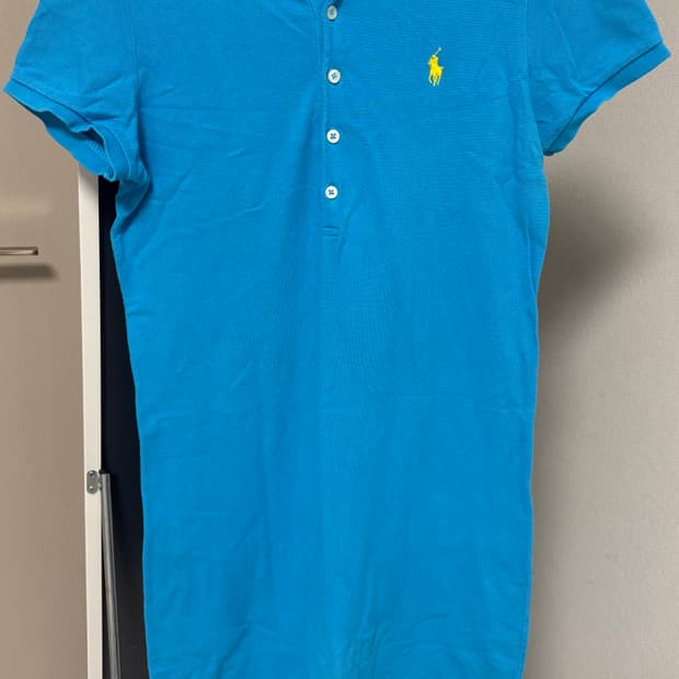 폴로 하늘색 롱원피스