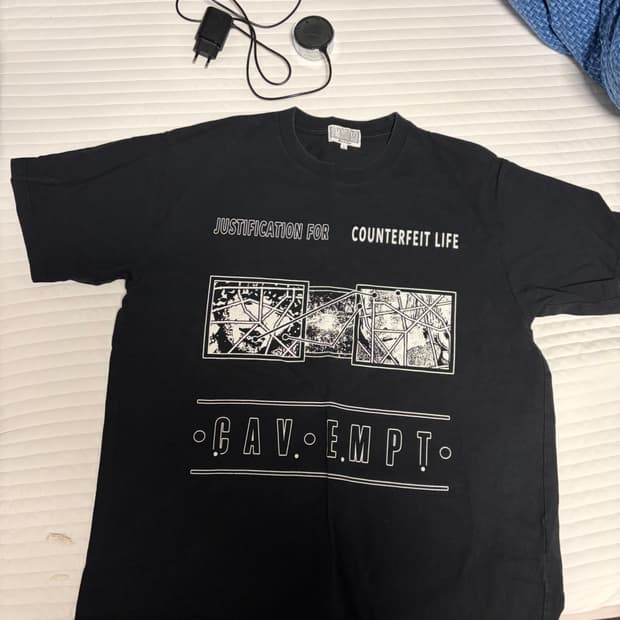 카브엠트 반팔티셔츠 블랙 L