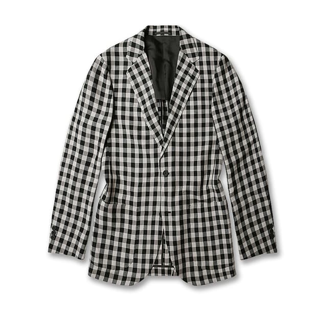 소버린 하우스 [Sovereign House] 50 깅엄체크 S/S 자켓