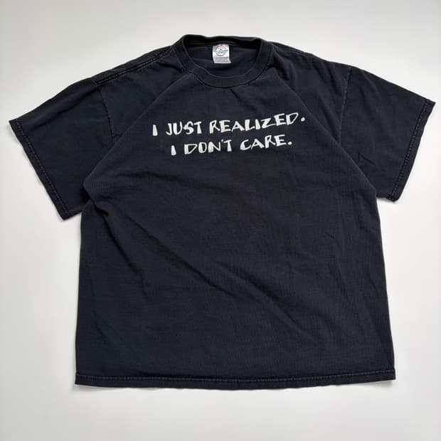 00s I Don't Care Tee (black)