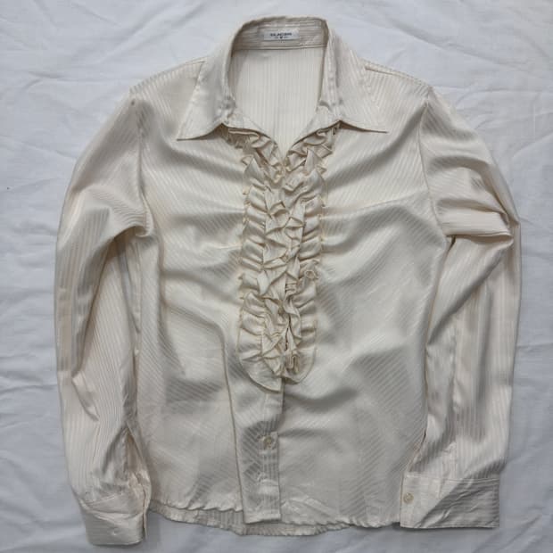 glacier frill detail shirt
