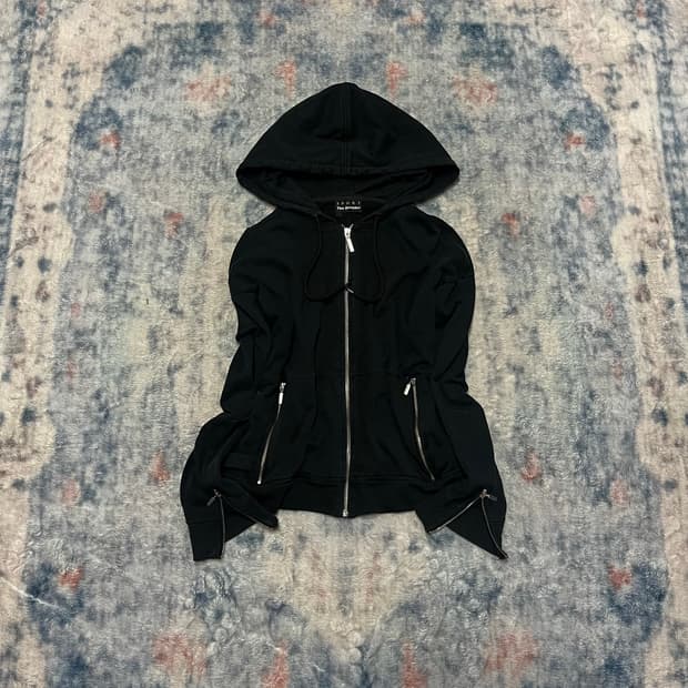 The kooples twin buckle rider hoodie