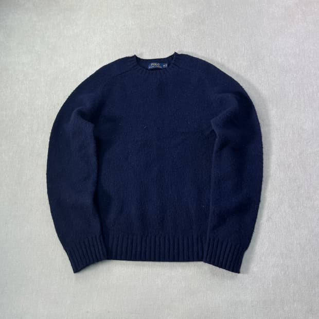 100 폴로랄프로렌 울 네이비 니트