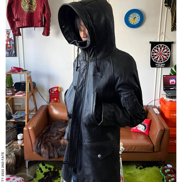 NUDE BONES Real Cow Leather N3B Coat