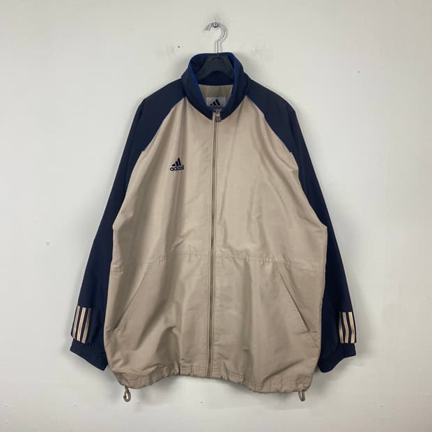 아디다스 올드스쿨 배색 바람막이 자켓 L <230>