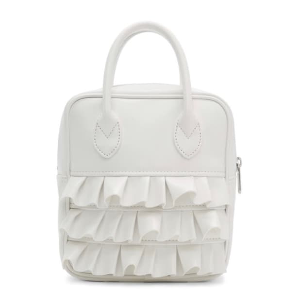 꼼데가르송 걸 프릴백 화이트