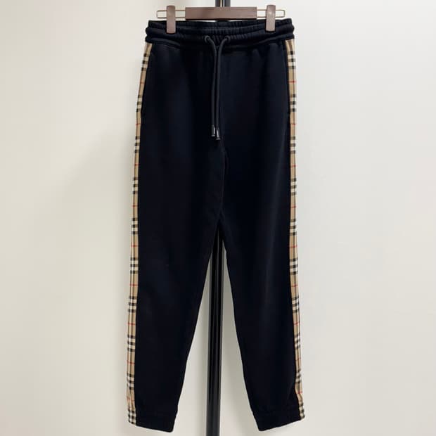 [XS]버버리 체크 조거팬츠