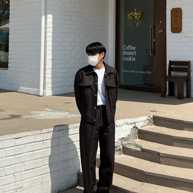 아르반 블루종 셋업 M