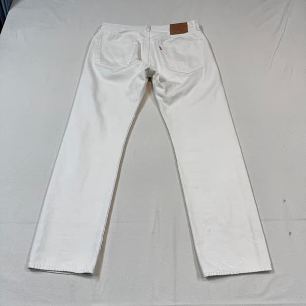36inch) 리바이스 프리미엄 501 화이트진 데님 청바지