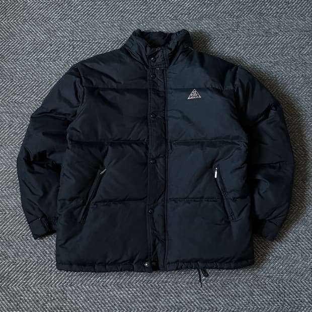 90s 나이키 ACG 화이트 덕다운 빈티지 푸퍼 자켓 (105-108)