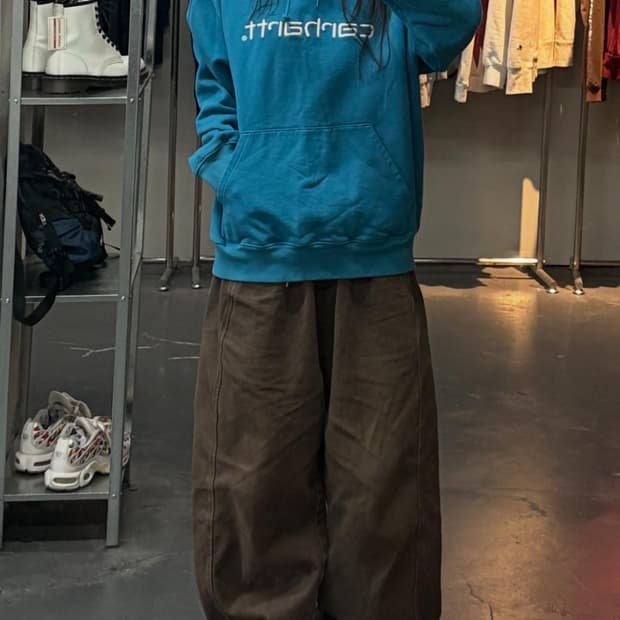 칼하트 WIP 스펠아웃 후드티 A3318