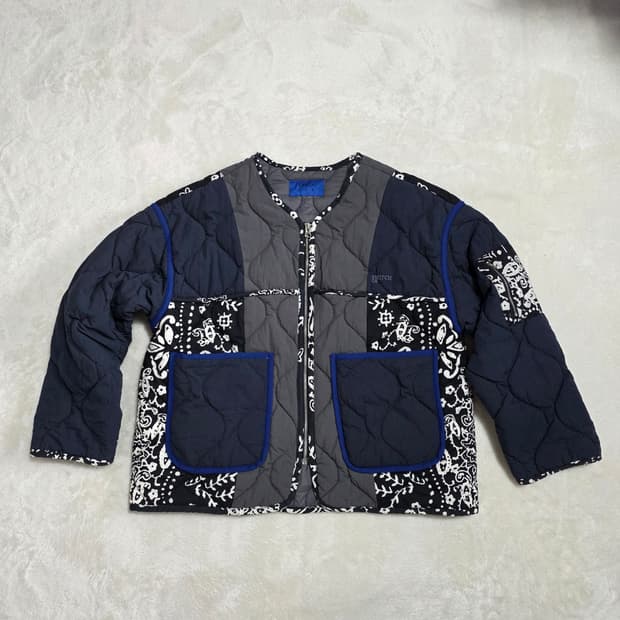 (1)SWITCH123 페이즐리 퀼팅 자켓
