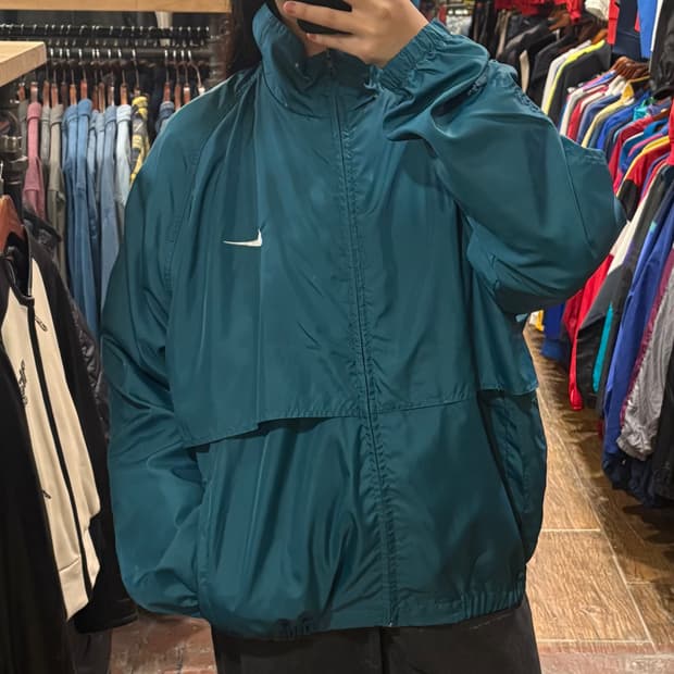 [HI] nike 바람막이 그린