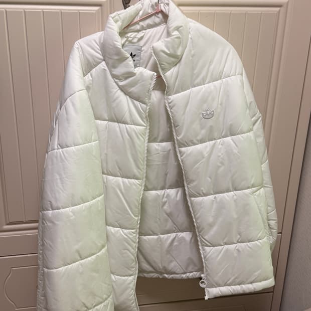 아디다스 푸퍼 자켓 화이트 XL