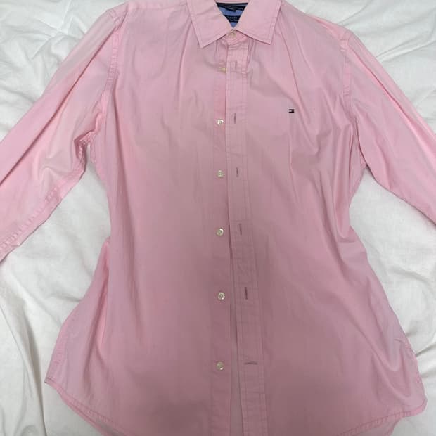 타미힐피거 핑크셔츠