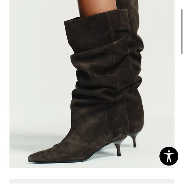 자라 키튼 스웨이드 부츠 250 