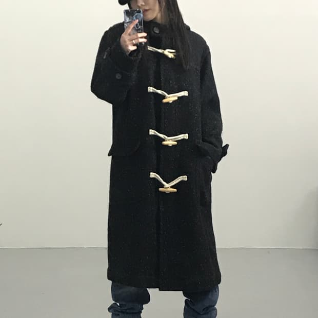 ASPRI 네프 트위드 더플코트