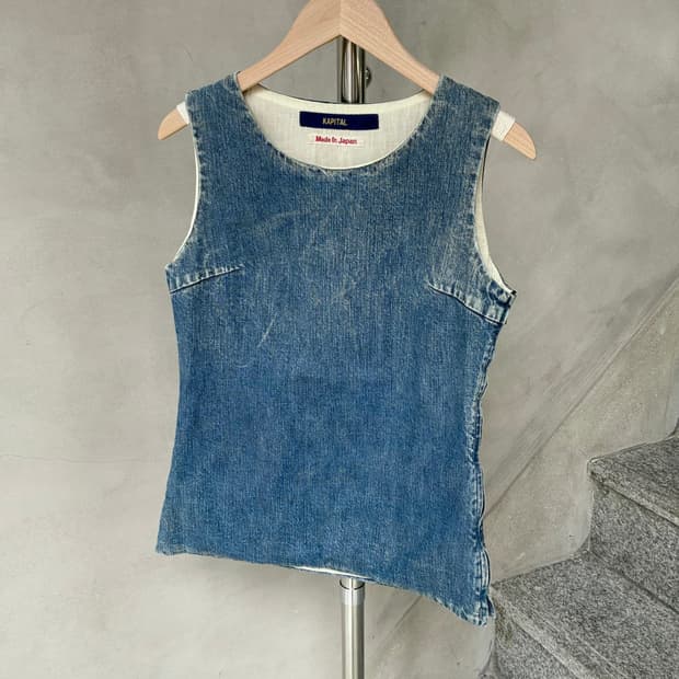 캐피탈 데님 슬리브리스