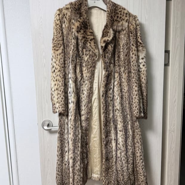 빈티지 리얼 퍼코트