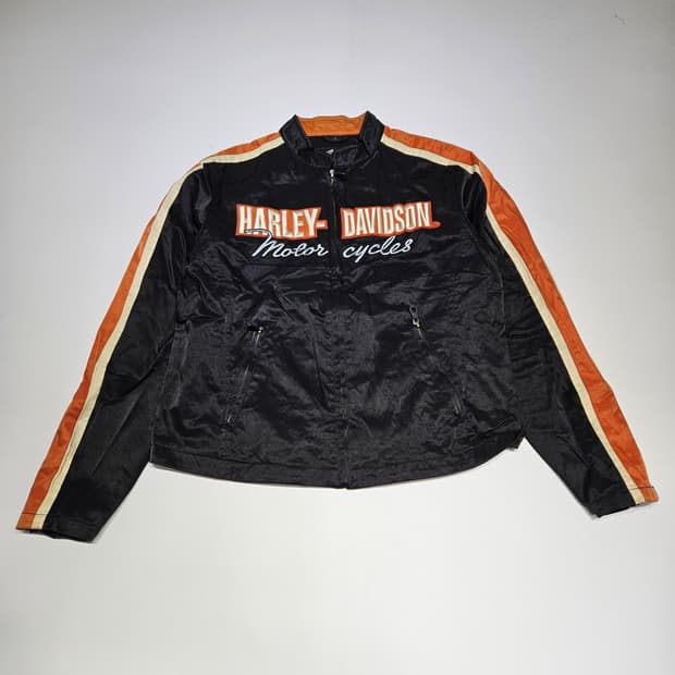 할리데이비슨 나일론 레이싱 자켓[M~L]