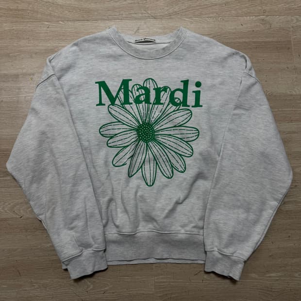 마르디메크르디 플라워 프린팅 맨투맨