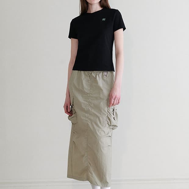 Raive 레이브 카고 롱 스커트