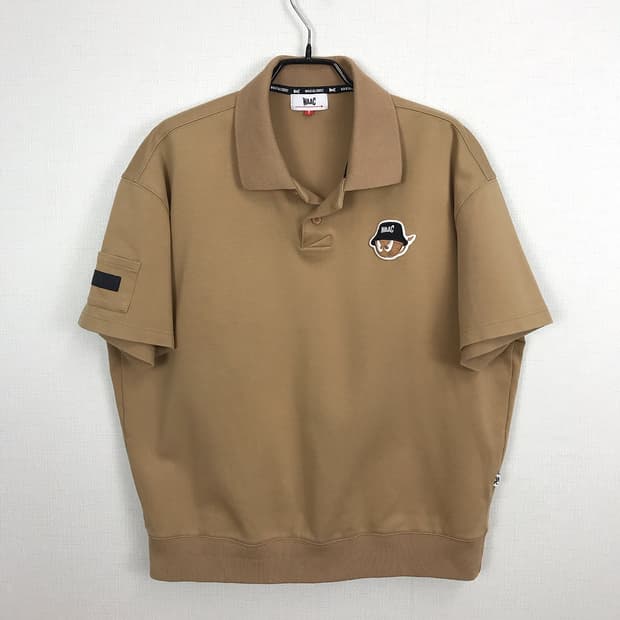 왁 WAAC 골프 오버핏 반팔 카라티셔츠 남성2 (100)