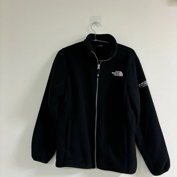 노스페이스 블랙 후리스 집업 