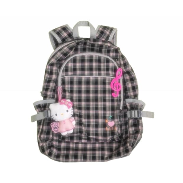 엘르 체크 백팩 🍥