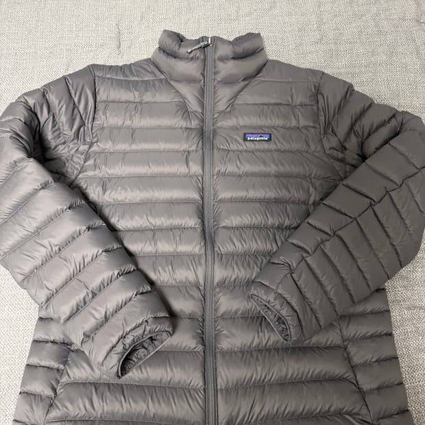 [L] 파타고니아 다운 스웨터 포지 그레이
