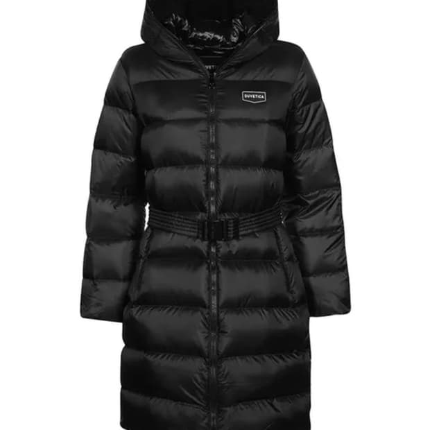 듀베티카 25FW 츄 CHOO 벨티드 롱 패딩자켓 BLACK색상