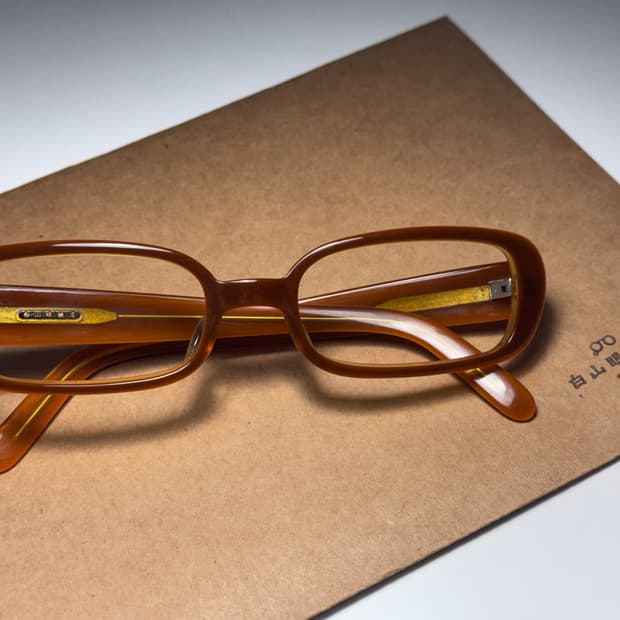 백산안경 하쿠산 메가네 스퀘어 오리지널 프레임 0036