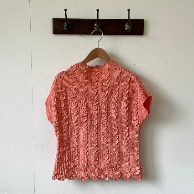 PINORE 인디핑크 플리츠 탑