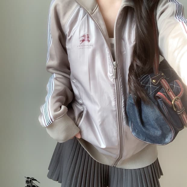 버버리 블랙라벨 집업