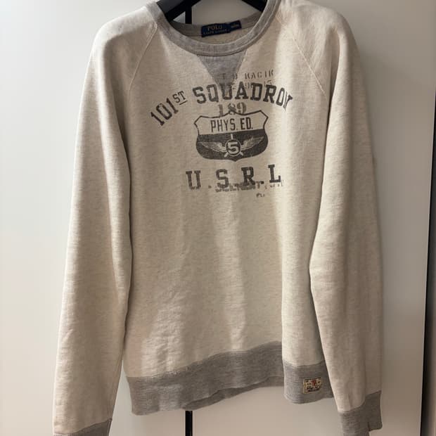 폴로 랄프로렌 아메카지 스쿼드론 빈티지맨투맨