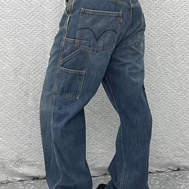 리바이스 카펜터 사이드 포켓 워크 데님 팬츠 31인치 C07073