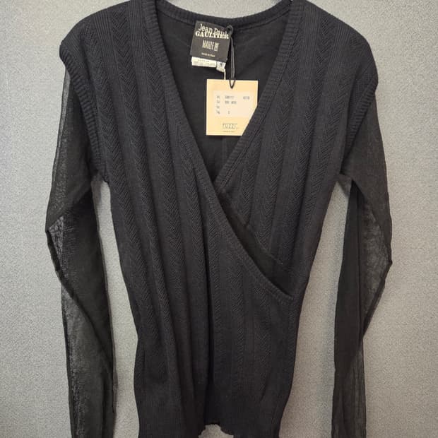 장폴고티에 시스루랩니트 (새상품)