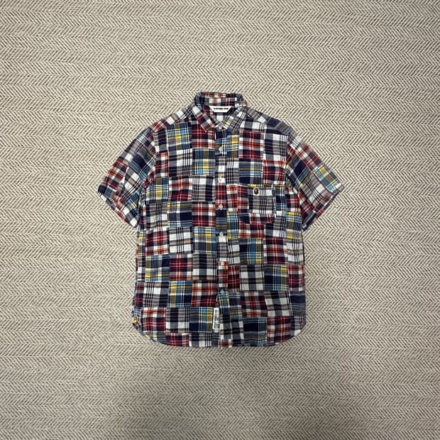 BAPE japan made patchwork shirt
