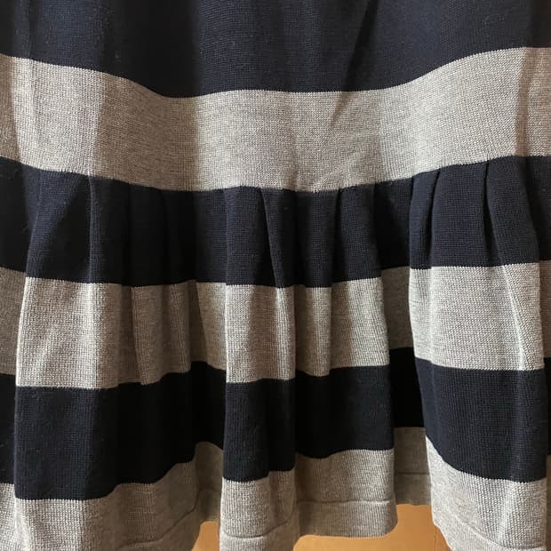 dries van noten stripe skirt