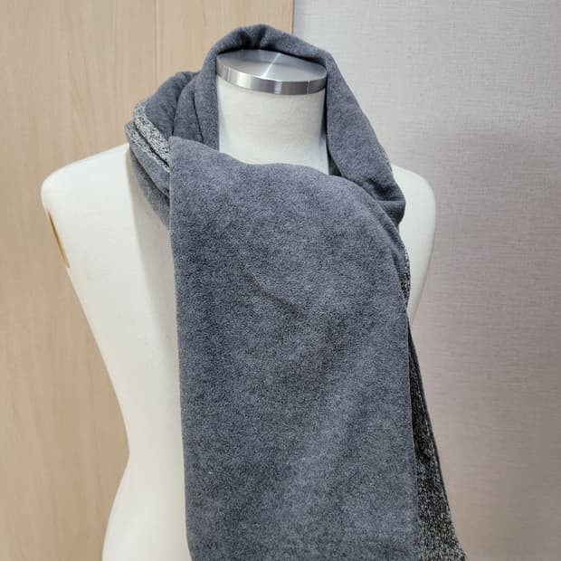 르샵 LeShop 양면 머플러&넥워머 그레이